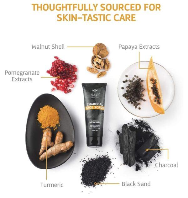 Bombay Shaving Company Charcoal Face Scrub - Image 3