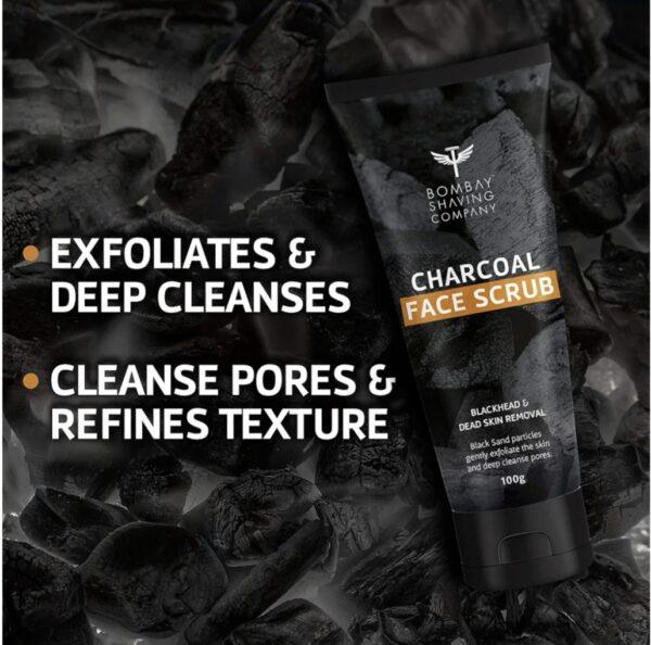 Bombay Shaving Company Charcoal Face Scrub - Image 2