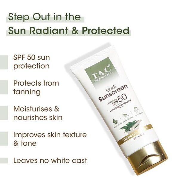 TAC Eladi Sunscreen Gel SPF 50 PA+++